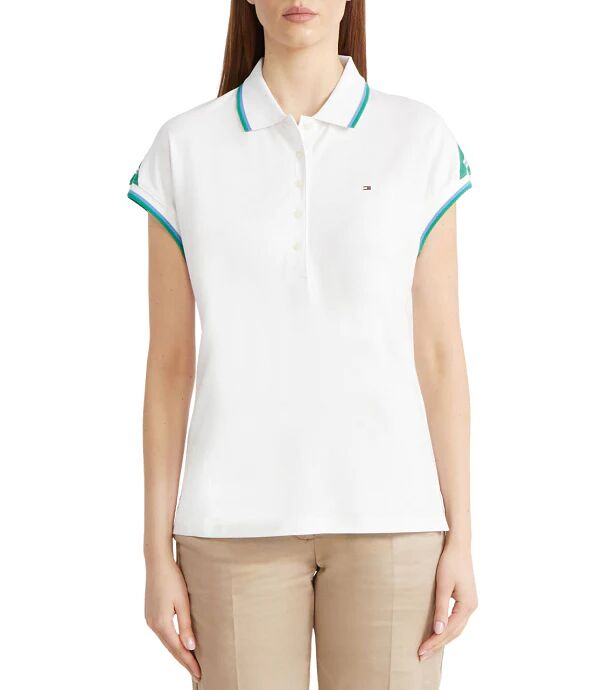 TOMMY HILFIGER Polo Donna Art Ww0ww41285 TH OPTIC WHITE