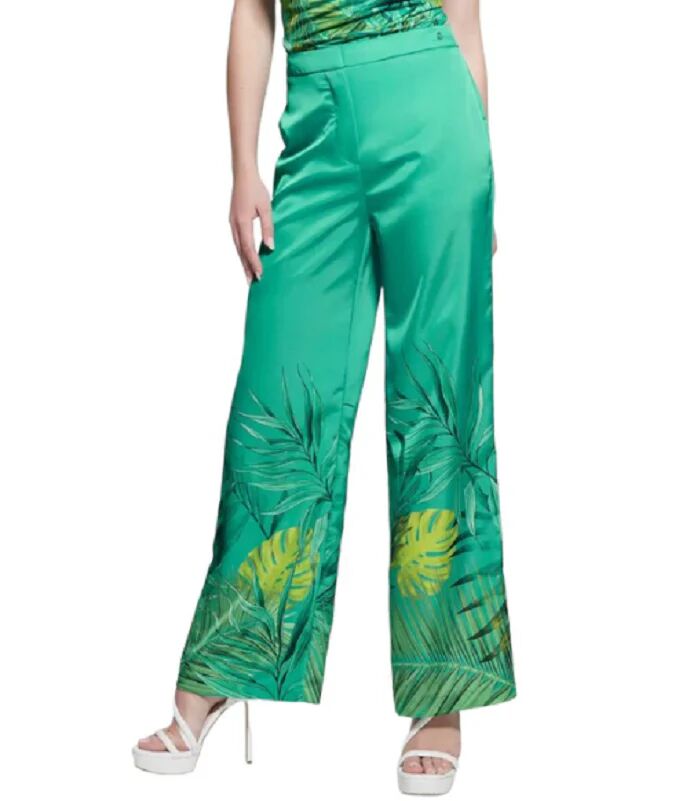 Guess Pantalone Donna Art. W3gb18 Wex62 P-E 23 Colore Foto Misura A Scelta ORIGINAL TEAL MONSTE