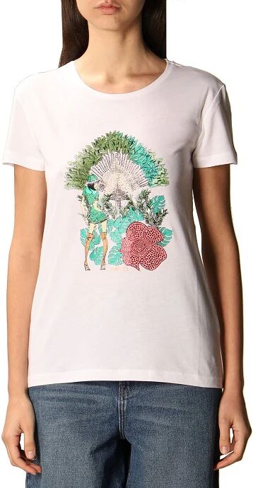 PATRIZIA PEPE T-Shirt Donna Art 8m1209 A8u9 Xu65 Colore Bianco Misura A Scelta BIANCO I