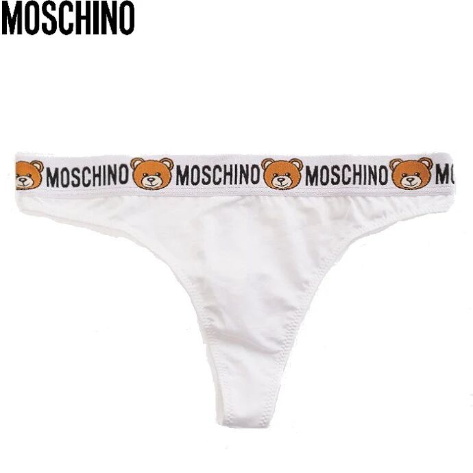 MOSCHINO Slip Donna Art A4762 9003 0001 Colore Foto Misura A Scelta BIANCO 3