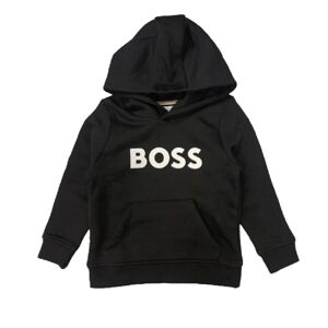 Boss Felpa Con Cappuccio Bimbo Art J25q15 NERO