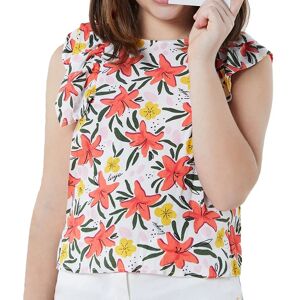 LIU JO Top Bimba Art Ka2137 T4868 Colore Foto Misura A Scelta SUMMER FLOWERS