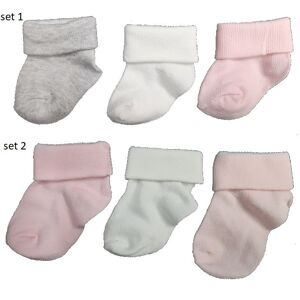 MELANIE 3 Calze Neonata Art B777/2 Colore E Misura A Scelta SET 2 0-6