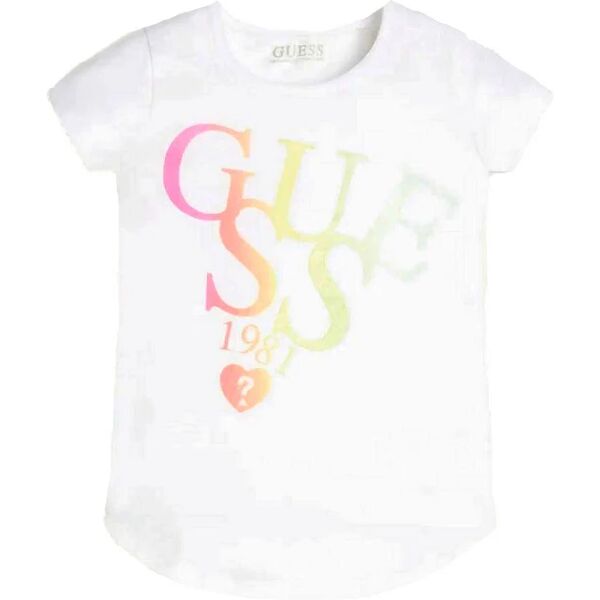 guess t-shirt bimba art a2gi05 k6yw1 colore foto misura a scelta pure white