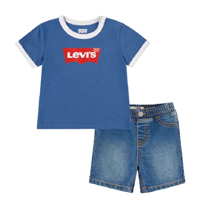 Levi's Completo Bimbo Art. 6eh020 P-E 23 Colore Foto Misura A Scelta TRUE NAVY