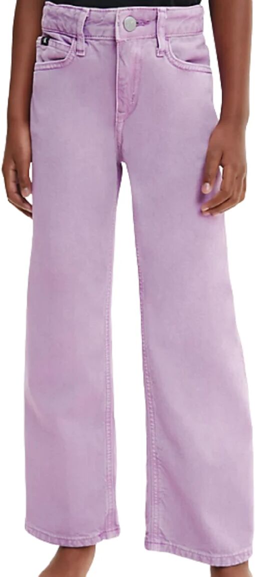 Calvin Pantalone Bimba Art. Ig0ig01886 P- 23 Colore Foto Misura A Scelta IRIS ORCHID