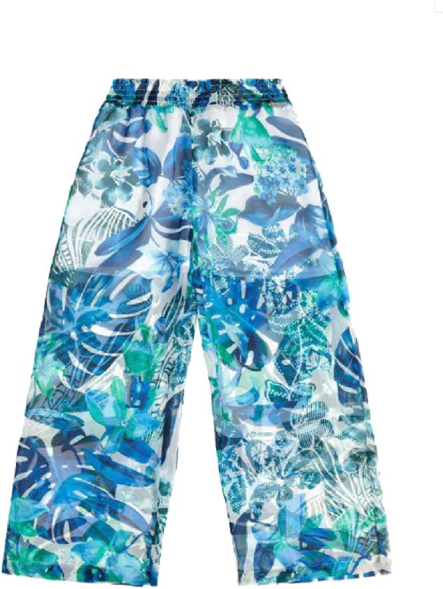 Guess Pantalone Bimba Art. J3gb04 Wa2t0 P-E 23 Colore Foto Misura A Scelta BLUE AND GREEN LEAVE