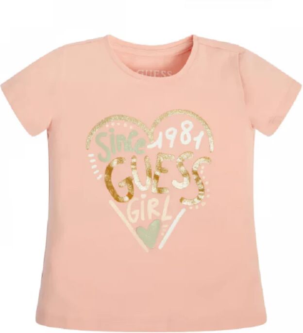 Guess T-Shirt Bimba Art. K3gi08 K6yw1 P-E 23 Colore E Misura A Scelta FLESHY PINK