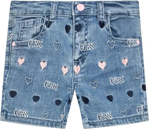 Guess Pantaloncino Bimba Art K3rd09 D4ca0 Colore Foto Misura A Scelta PINK ALLOVER HEART W