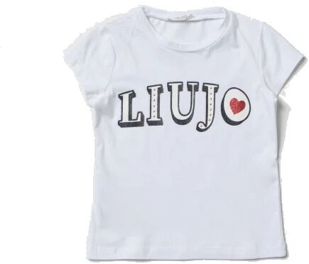 LIU JO T-Shirt Bimba Art Ka2010 J5003 Colore E Misura A Scelta WHITE/LJ HEART