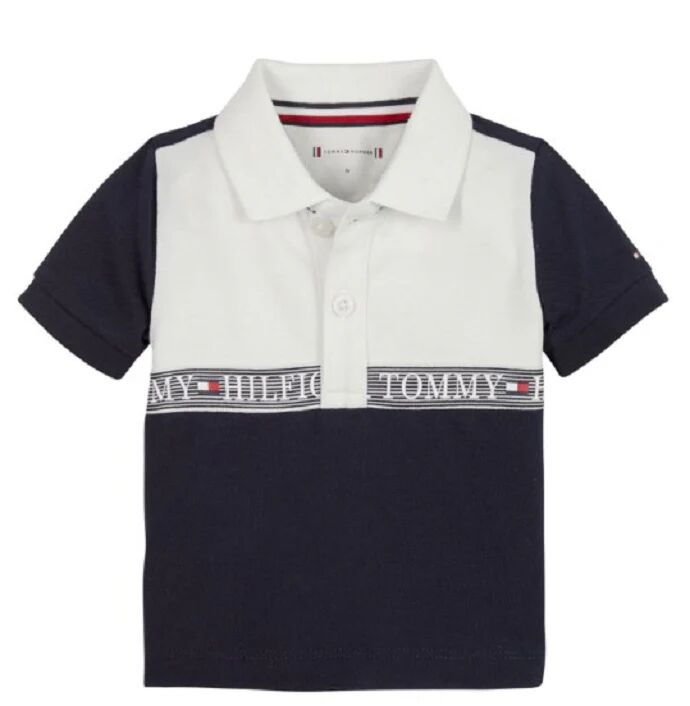 Tommy Hilfiger Polo Bimbo Art. Kn0kn01611 P-E 23 Colore Foto Misura A Scelta DESERT SKY