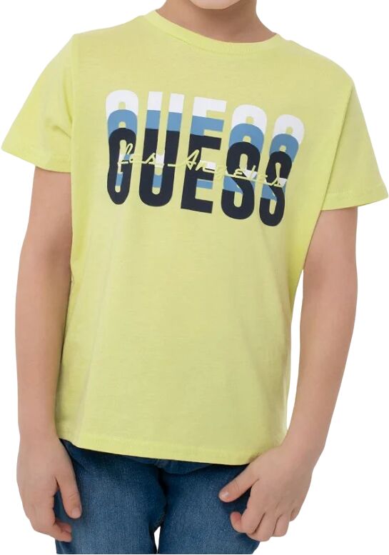 GUESS T-Shirt Bimbo Art N3ri01 K8hm0 Colore Foto Misura A Scelta DUSTY KIWI