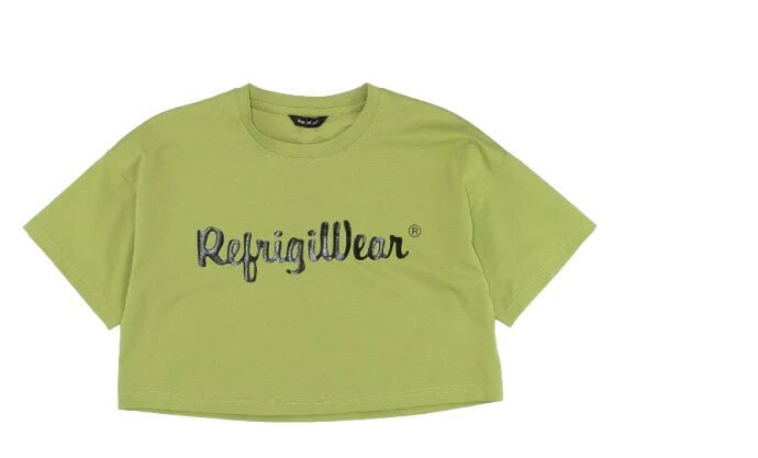 Refrigiwear T-Shirt Ragazza Art Rwg640 VERDE SALVIA/NERO