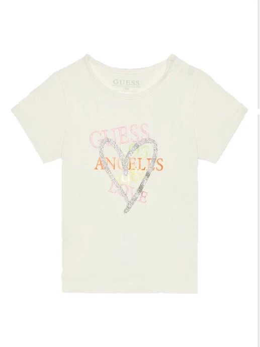 GUESS T-Shirt Bambina Art K2ri00 K6yw1 Colore E Misura A Scelta SALT WHITE