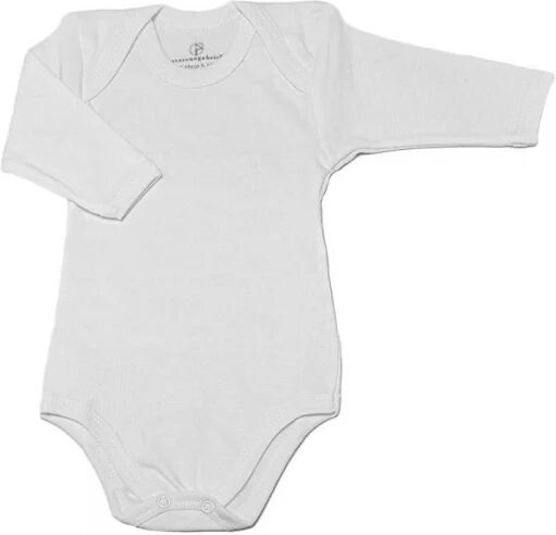 NAZARENO GABRIELLI Body M/l Caldo Cotone Neonato Art Ng-207 Colore Foto Misura A Scelta BIANCO 36M