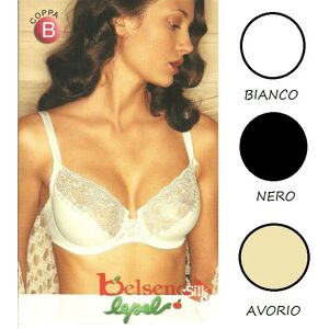 LEPEL Reggiseno Donna Con Ferretto Coppa B Art 831 Col. E Mis. A Scelta BIANCO 6