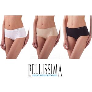 BELLISSIMA Short Sgambato Donna In Microfibra Art Short Sgambato 057 Col. E Mis. A Scelta NATURALE S-M