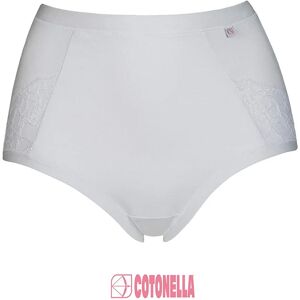 COTONELLA 2 Slip Maxi Cotone Bielastico Art.Gd177 Colore Bianco Misura A Scelta BIANCO 3