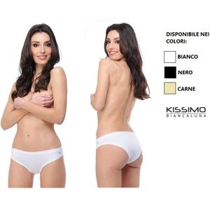 KISSIMO 3 Slip Donna A Vita Bassa In Cotone Art. Ks502t Col. E Mis. A Scelta BIANCO 6