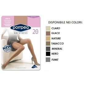 POMPEA 6 Collant Donna Art Vani 20 Colore E Misura A Scelta FUME 3