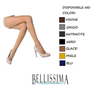 BELLISSIMA Un Paio Di Collant Donna 20 Den Art. Special 20 Col. E Mis. A Scelta BLU 3