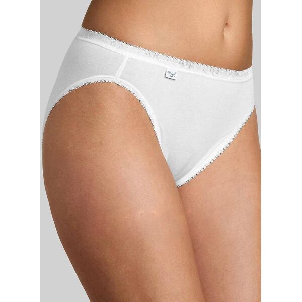 sloggi 2 slip donna in cotone art. basic tai col. e mis. a scelta bianco 4