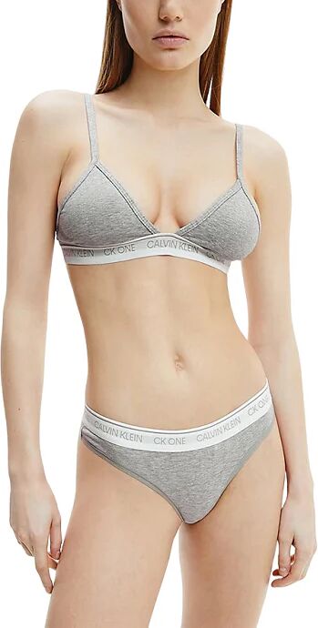 Calvin Reggiseno Donna Art 000qf5953e A-I 22 Colore Foto Misura A Scelta MINI GIRAFFE - GREY HEATHER WB