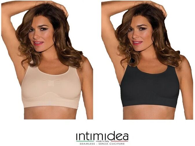 INTIMIDEA Reggiseno Donna In Microfibra Art. 110577 Col. E Mis. A Scelta SKIN M-L