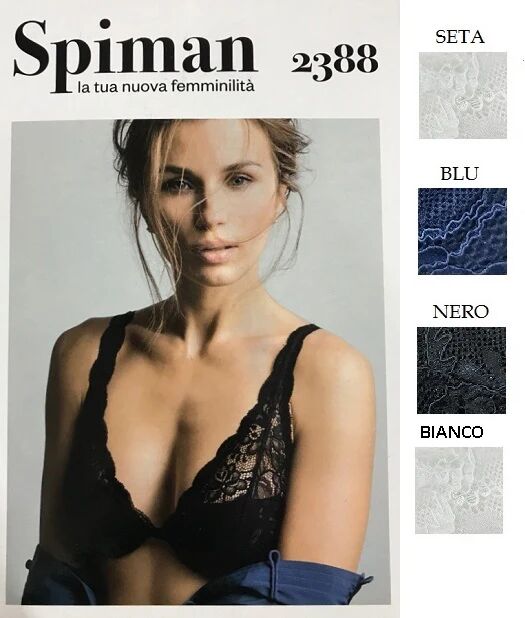 SPIMAN Reggiseno Donna Art 2388 Colore E Misura A Scelta BLU 4