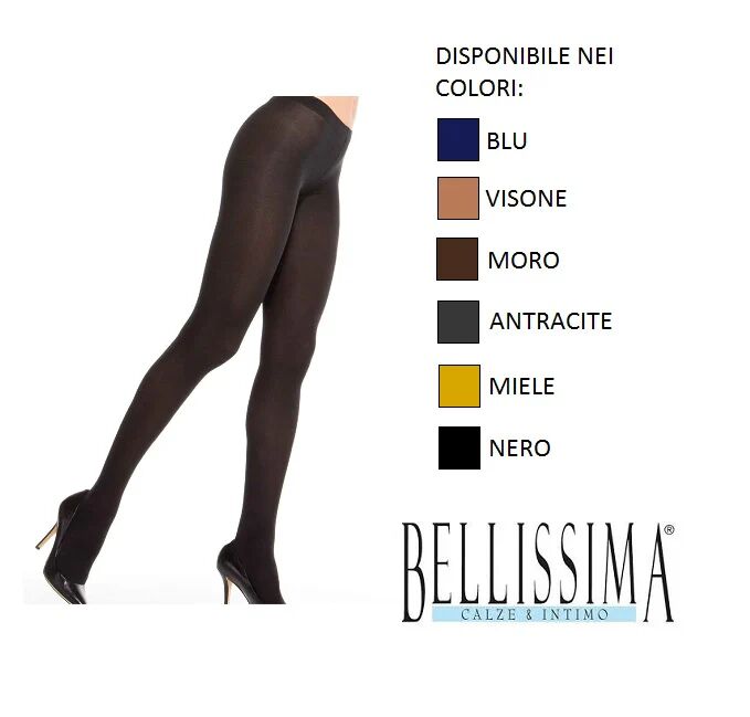 BELLISSIMA 6 Collant Donna In Microfibra Art. Micro50 Col. E Mis. A Scelta ANTRACITE XL