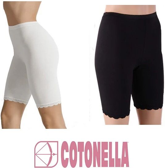 COTONELLA 2 Slip Long In Cotone Art. 3163 Col. E Mis. A Scelta BIANCO 5-XL