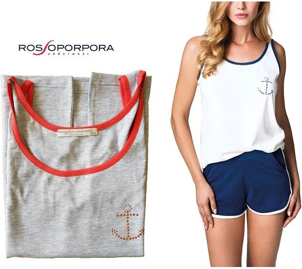 ROSSOPORPORA Pigiama Donna Art Grazia Colore E Misura A Scelta ROSSO M/L