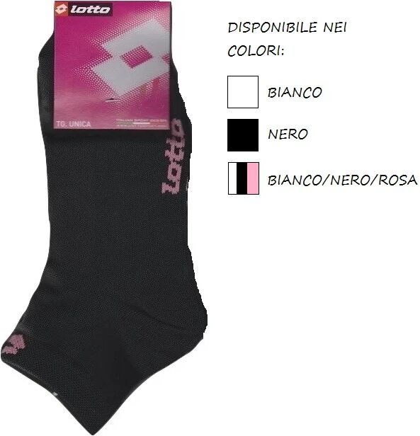 LOTTO Set Da 3 Paia Di Calze Corte Donna In Cotone Art. Debora Col. A Scelta Tg. Unica BIANCO-NERO-ROSA UNICA