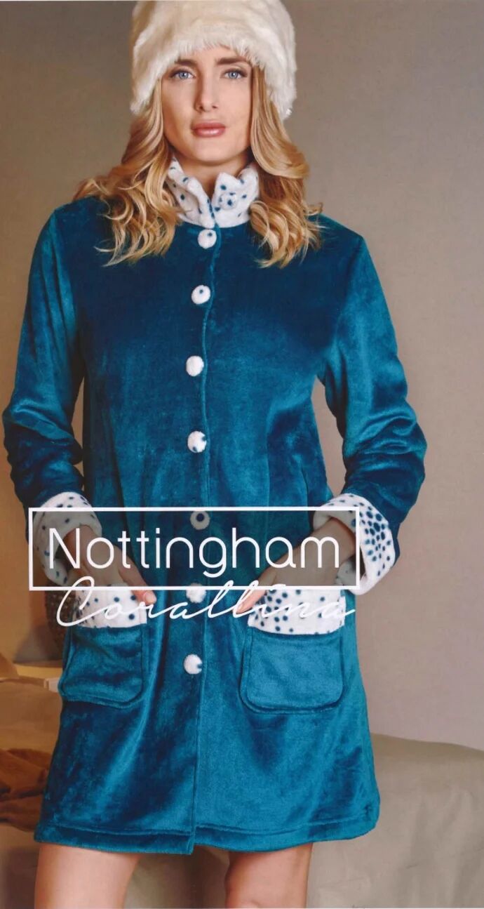 NOTTINGHAM Pigiama Donna Invernale Art. Pv32931 Col. E Mis. A Scelta VERDE L