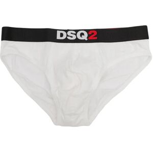 DSQUARED2 Slip Uomo Art D9l614210 A-I 22 Colore A Scelta Misura A Scelta BIANCO