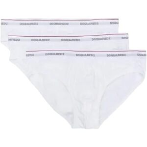 Dsquared2 3pk Slip Uomo Art Dcx610040 BIANCO/FUXIA