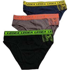 LEGEA 3 Slip Uomo Cotone Bielastico Art 21456 Colore Assortito Misura A Scelta ASSORTITO