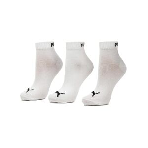 PUMA 3 Pack Calzini Corti Unisex Art 271080001 Colore E Misura A Scelta BIANCO