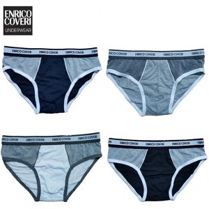 ENRICO COVERI Slip Uomo Art Es1003 Colore E Misura A Scelta BIANCO L