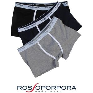 ROSSOPORPORA 3 Boxer Uomo In Cotone Art. Ub450 Colori Assortiti Mis. A Scelta ASSORTITI S