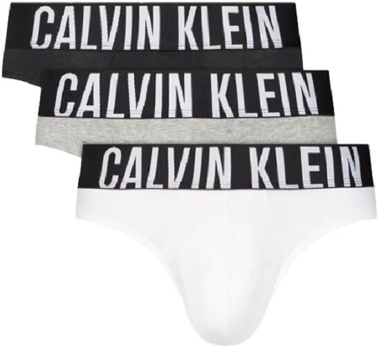 Calvin 3 Slip Uomo Art 000nb3607a BLACK WHITE