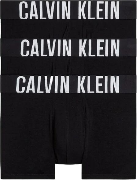 Calvin 3pk Boxer Uomo Art 000nb3608a BLACK