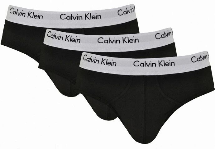 Calvin 3 Slip Uomo Art U2661g Colore E Misura A Scelta NERO