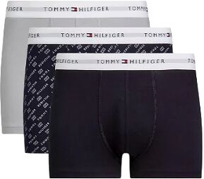 Tommy Hilfiger 3pk Boxer Uomo Art Um0um02768 DESERT SKY / MIDSCALE CHECK