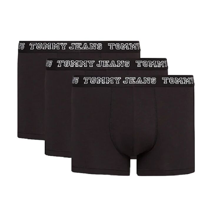 Tommy Hilfiger 3 Pack Boxer Uomo Art. Um0um02850 P-E 23 Colore Foto Misura A Scelta BLACK/BLACK/BLACK