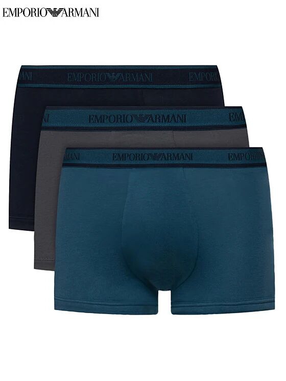 Giorgio Armani 3 Boxer Uomo Art 111357 9a717 23544 Colore Foto Misura A Scelta FOTO XL