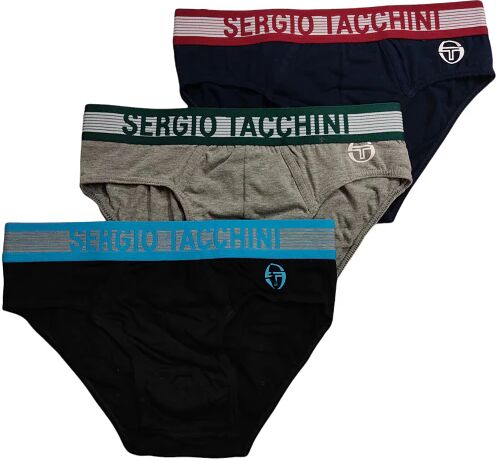 SERGIO TACCHINI 6 Slip Uomo Cotone Bielastico Art 21301 Colore Assortito Misura A Scelta ASSORTITO