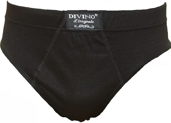 DIVINO Slip Uomo In Cotone Art 76 Extra Colore E Misura A Scelta NERO 14