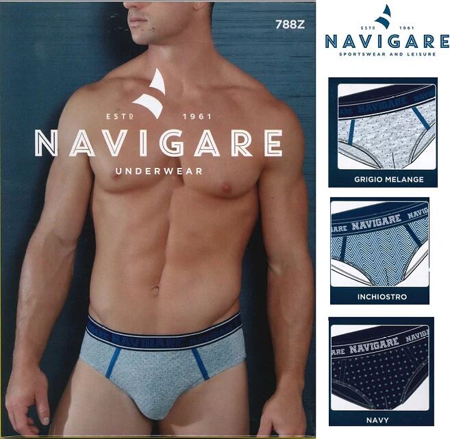 NAVIGARE 6 Slip Uomo Art 788z Colore Foto Misura A Scelta ASSORTITO 6/XL