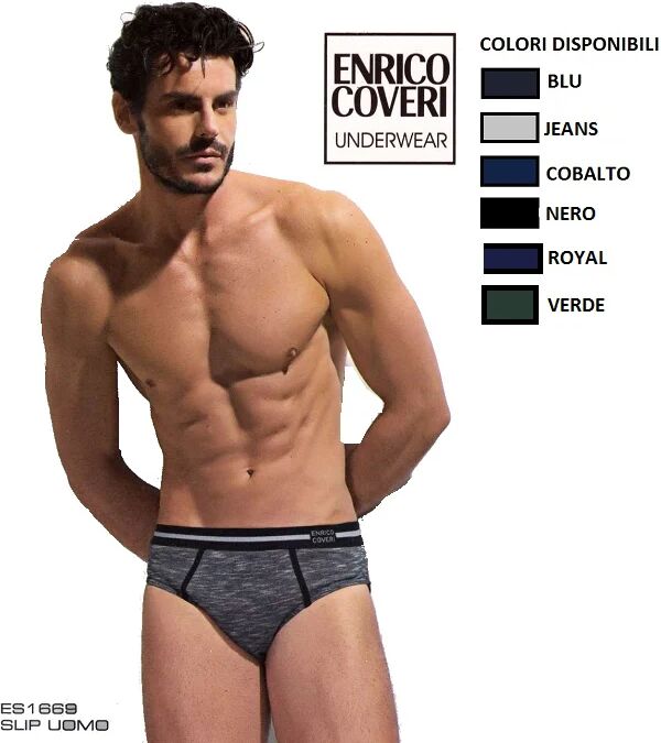 ENRICO COVERI 6 Slip Uomo Art Es1669 Colore Foto Misura A Scelta FOTO M